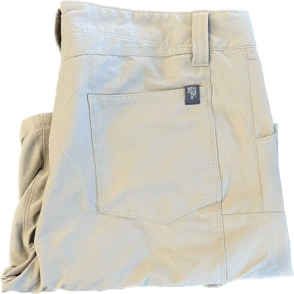 The North Face Mens Beige Hiking Outdoor Shorts‎ Size 34